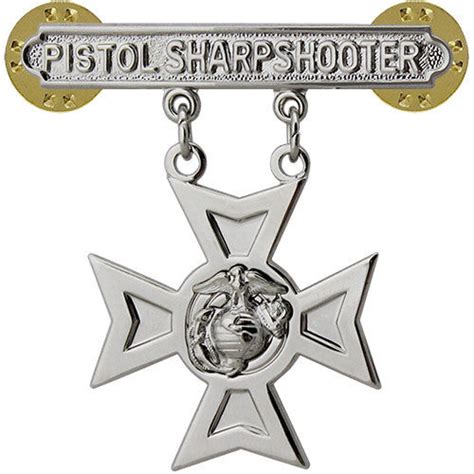 marine corps pistol expert badge|marine corps pistol sharpshooter badge.